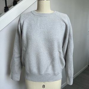 Wilfred merino wool grey sweater